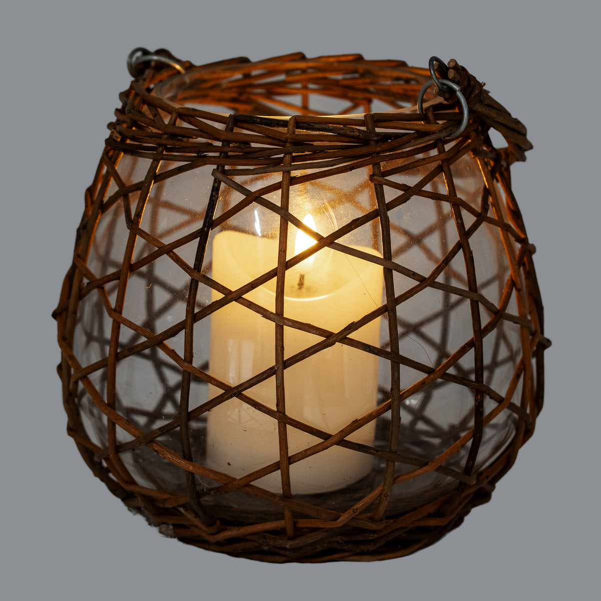 Briar Collection Large Wicker Lace Lantern by Hill Interiors - image 3