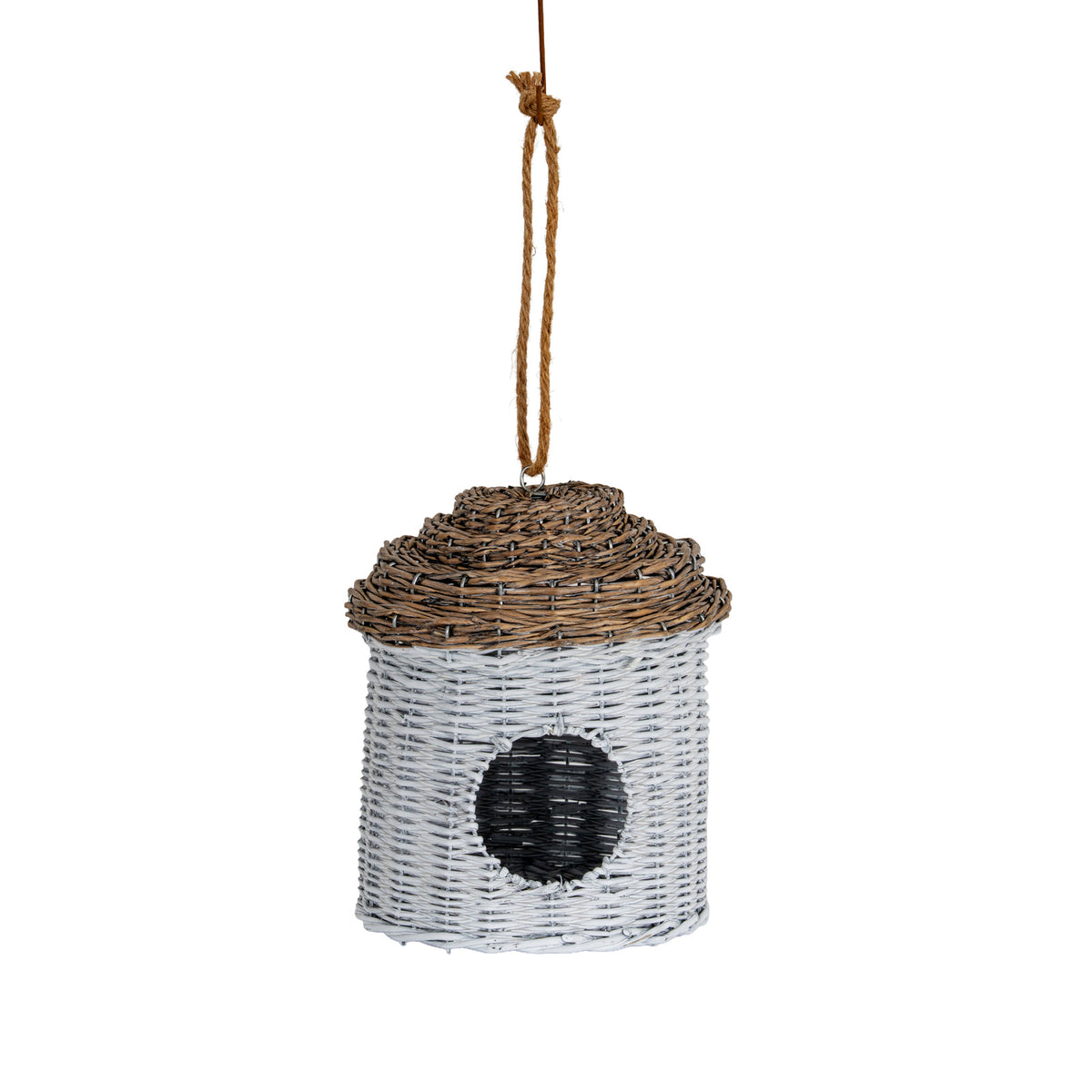 Briar Collection Hanging Wicker Bird Feeder by Hill Interiors