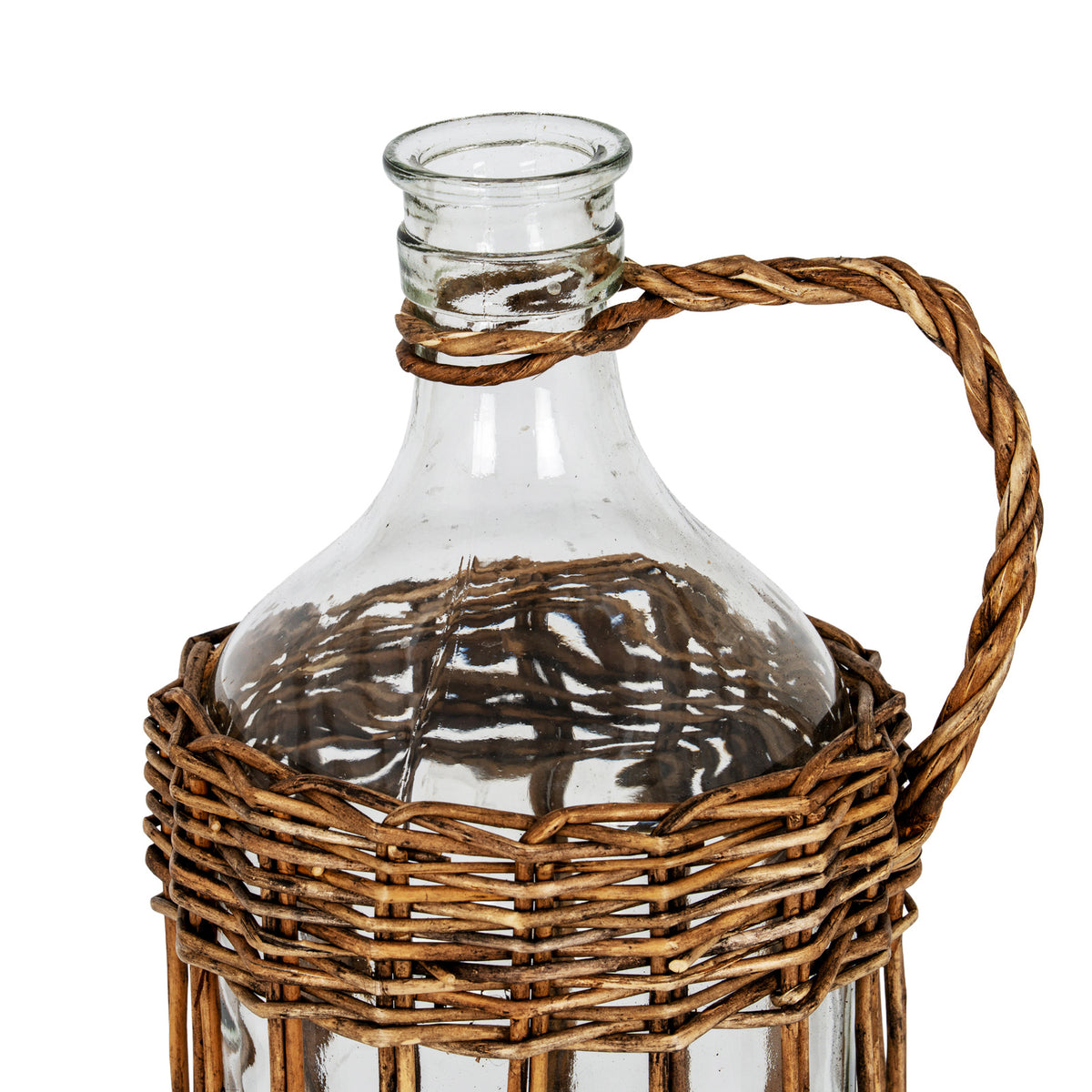 Briar Collection Large Glass And Wicker Bottle Carafe by Hill Interiors - image 2