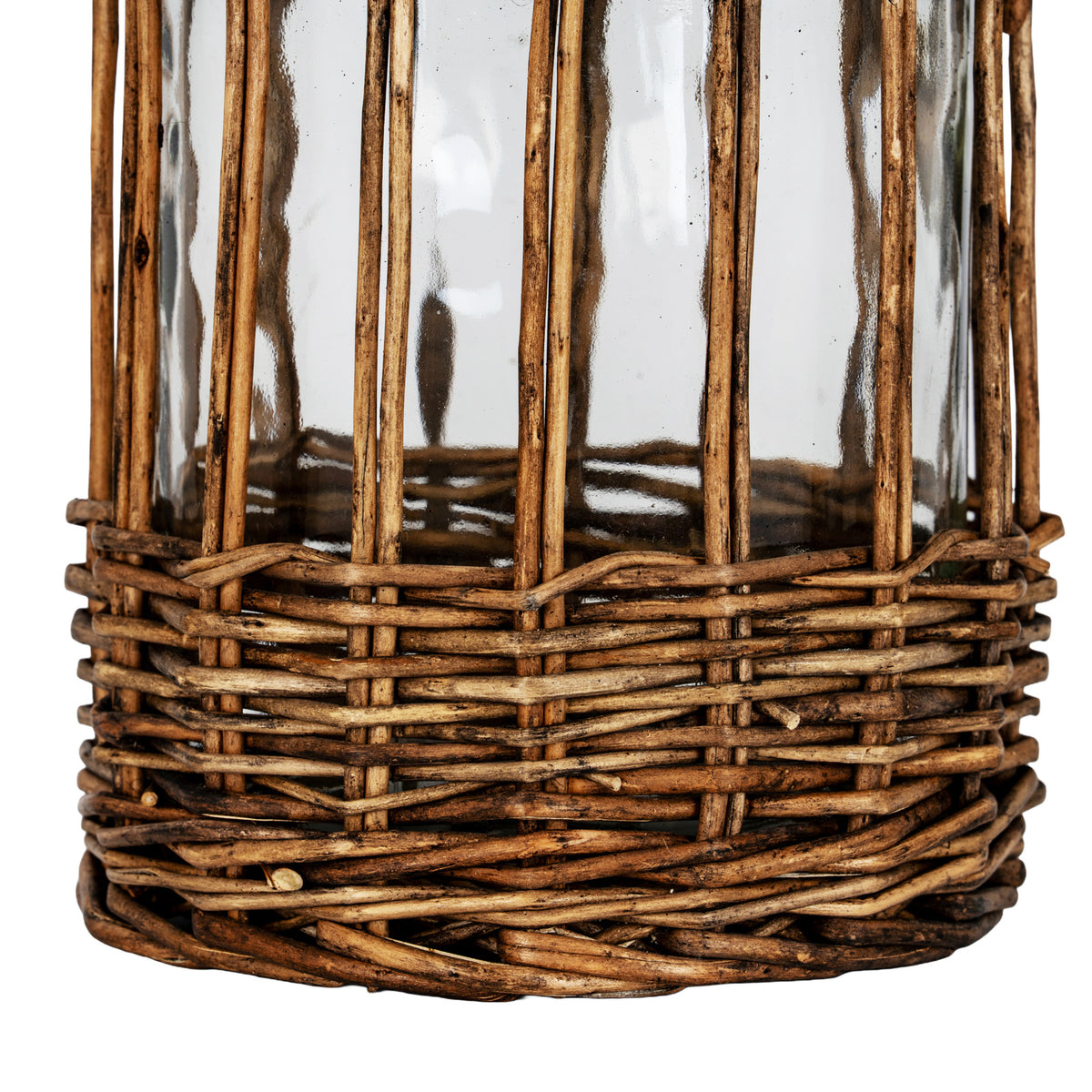 Briar Collection Large Glass And Wicker Bottle Carafe by Hill Interiors - image 3