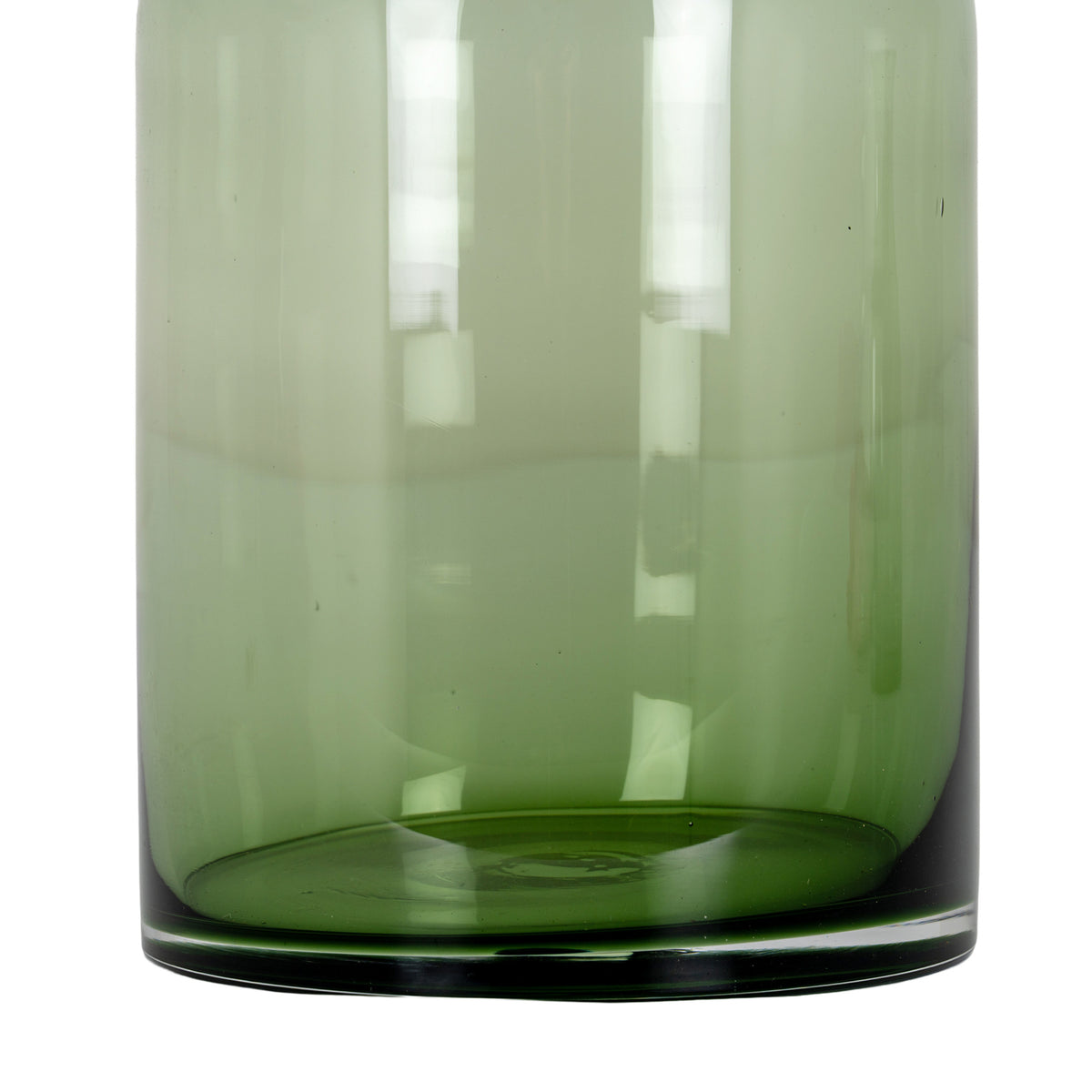 Large Green Glass Vase by Hill Interiors - image 4