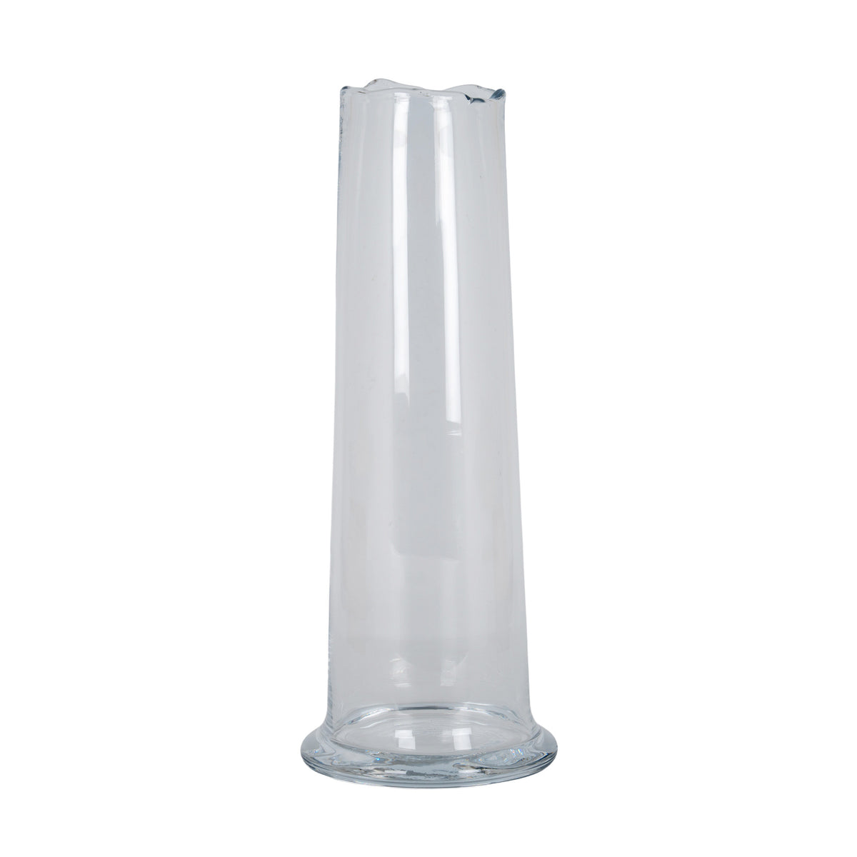 Large Wave Glass Cylinder Vase by Hill Interiors