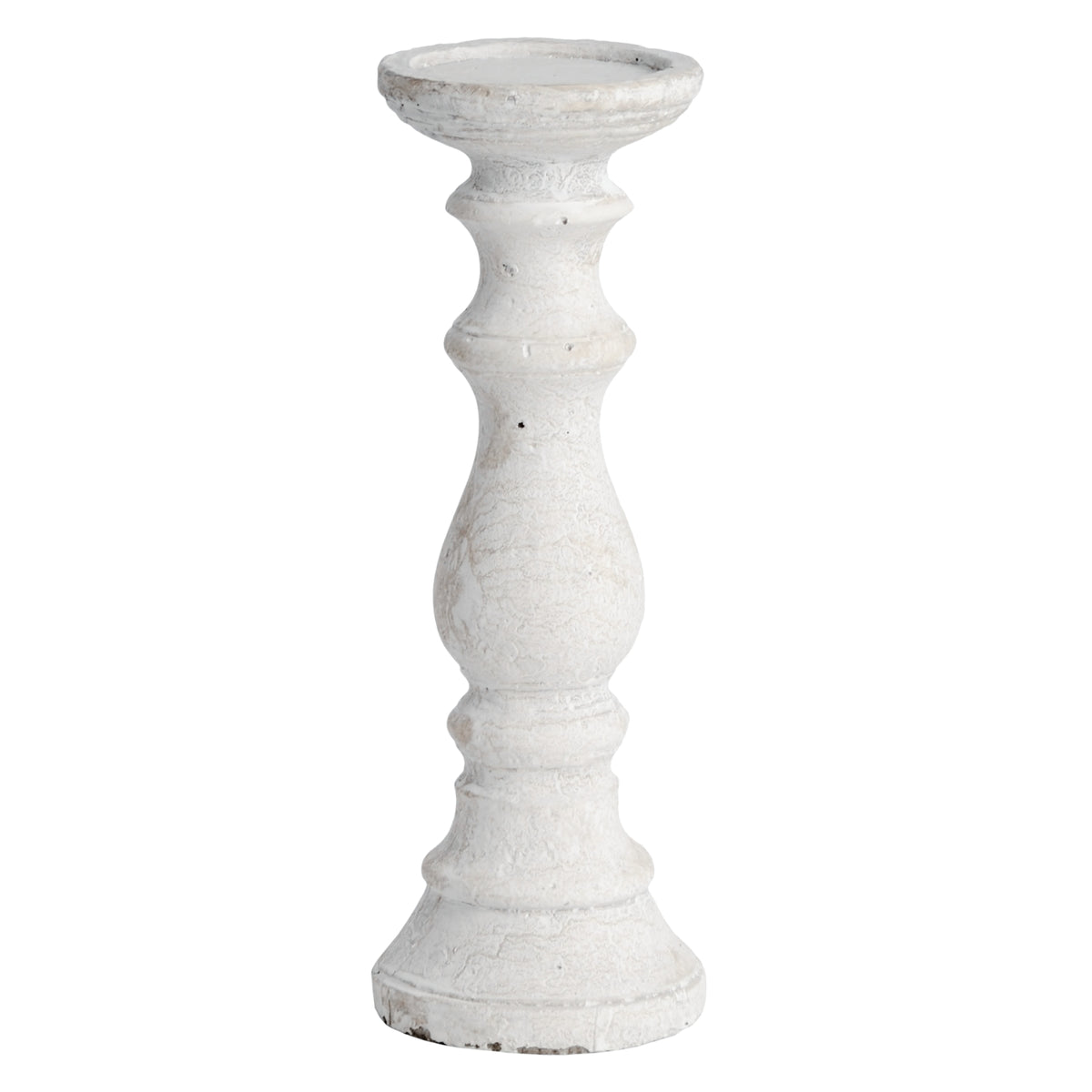Medium Stone Candle Holder by Hill Interiors