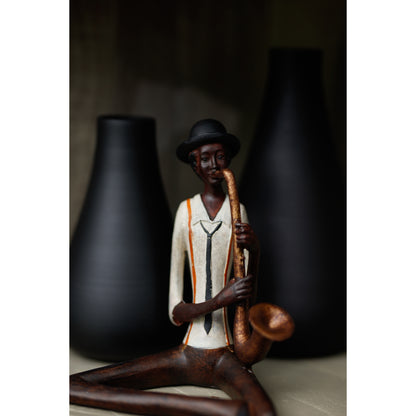 Sitting Jazz Band Saxophonist by Hill Interiors - image 3