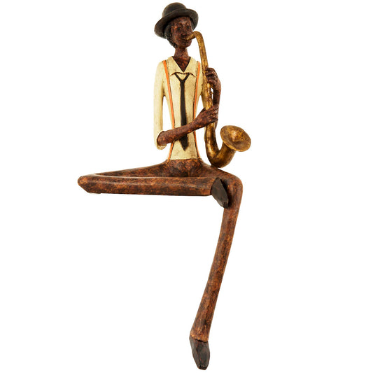 Sitting Jazz Band Saxophonist by Hill Interiors