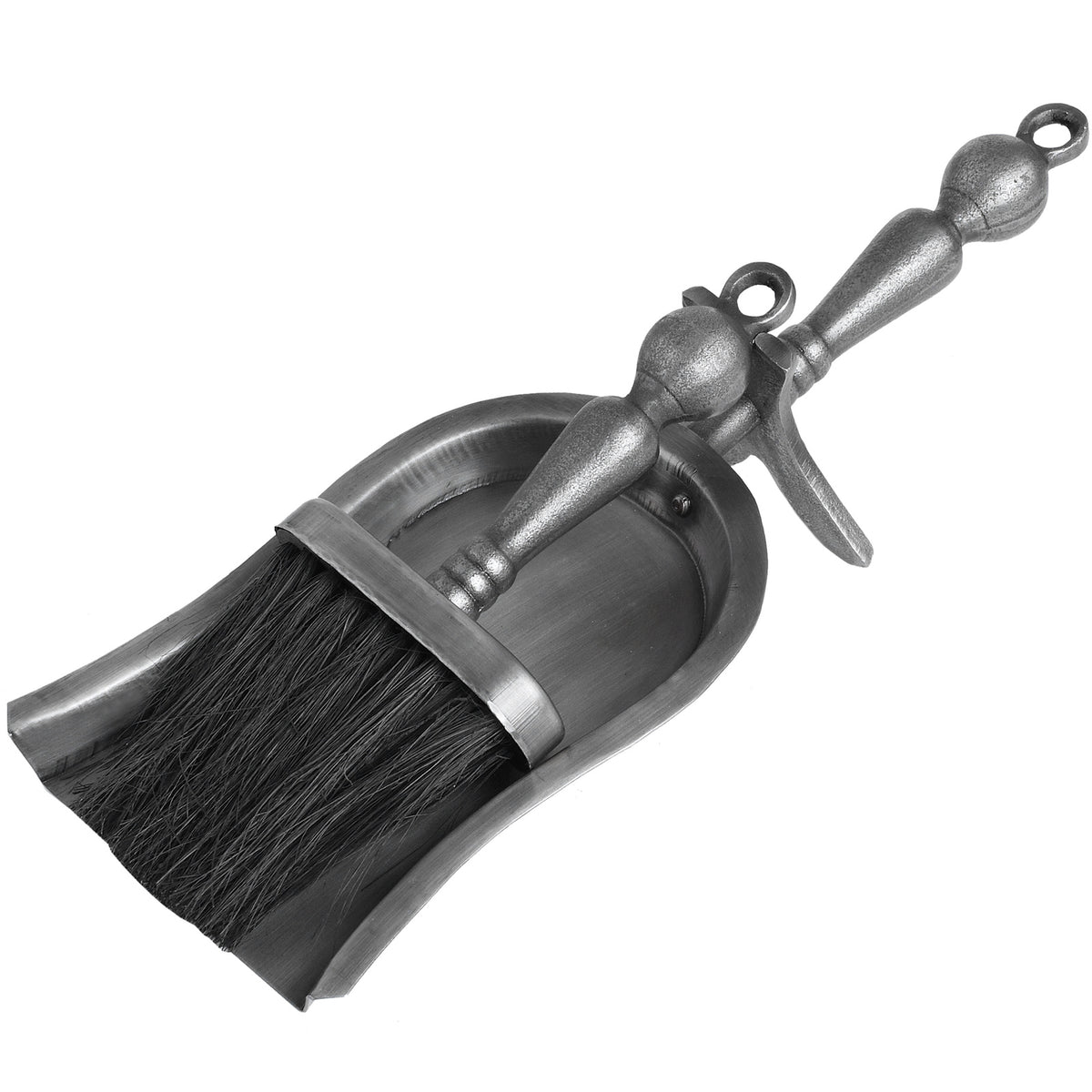 Hearth Tidy Set in Antique Pewter Effect Finish by Hill Interiors - image 2
