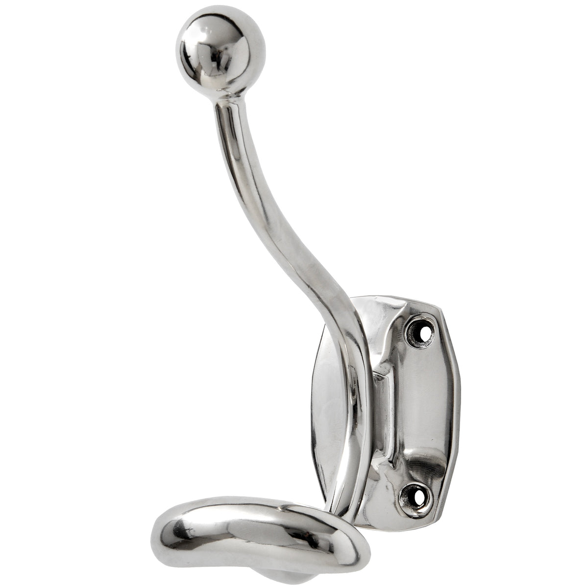 Single Hook Chrome Coat Hanger by Hill Interiors - image 2