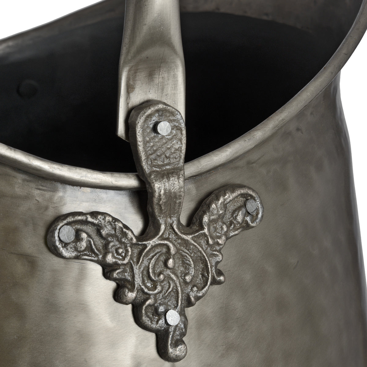 Antique Pewter Coal Bucket by Hill Interiors - image 5