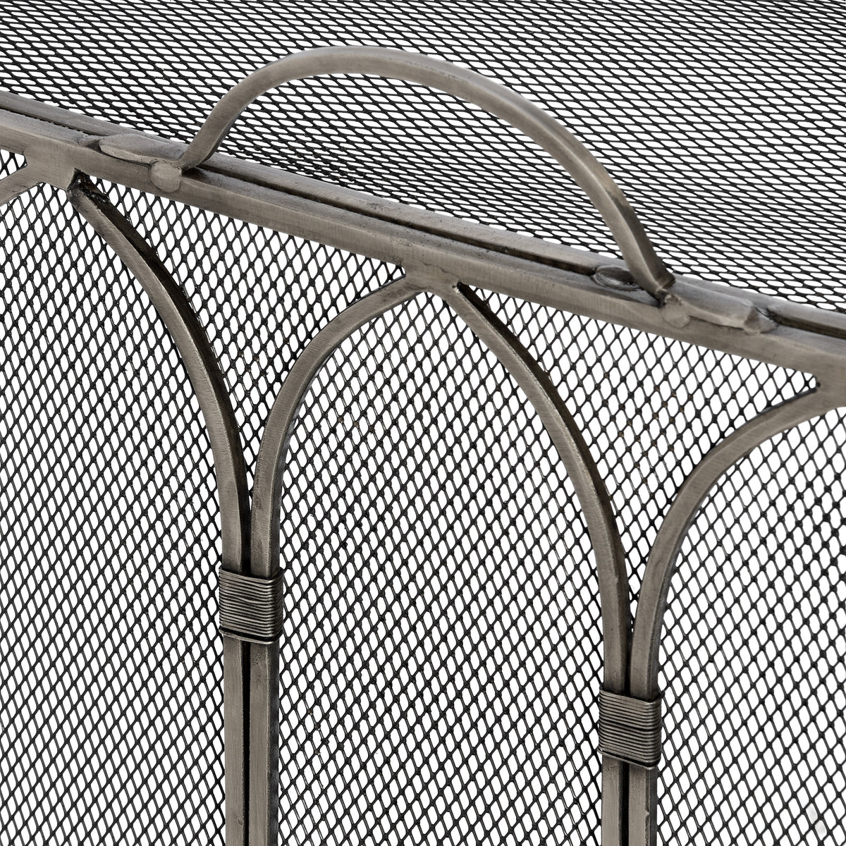 Gothic Antique Pewter Firescreen by Hill Interiors - image 3