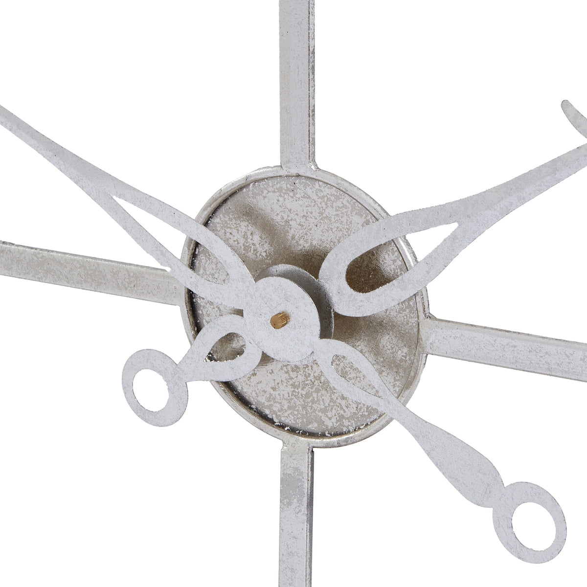 Large Silver Foil Skeleton Wall Clock by Hill Interiors - image 3