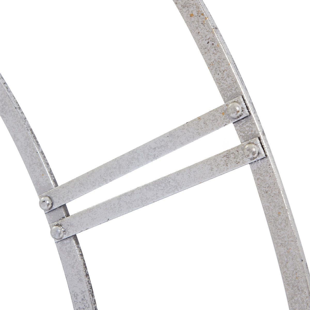 Large Silver Foil Skeleton Wall Clock by Hill Interiors - image 4