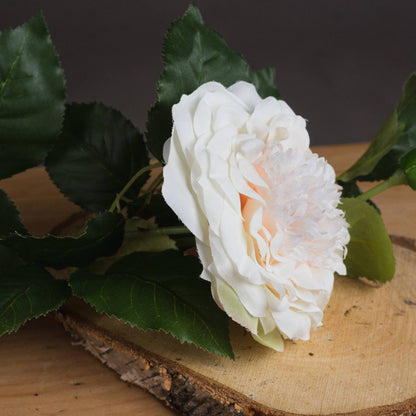 White Garden Rose Spray by Hill Interiors - image 3
