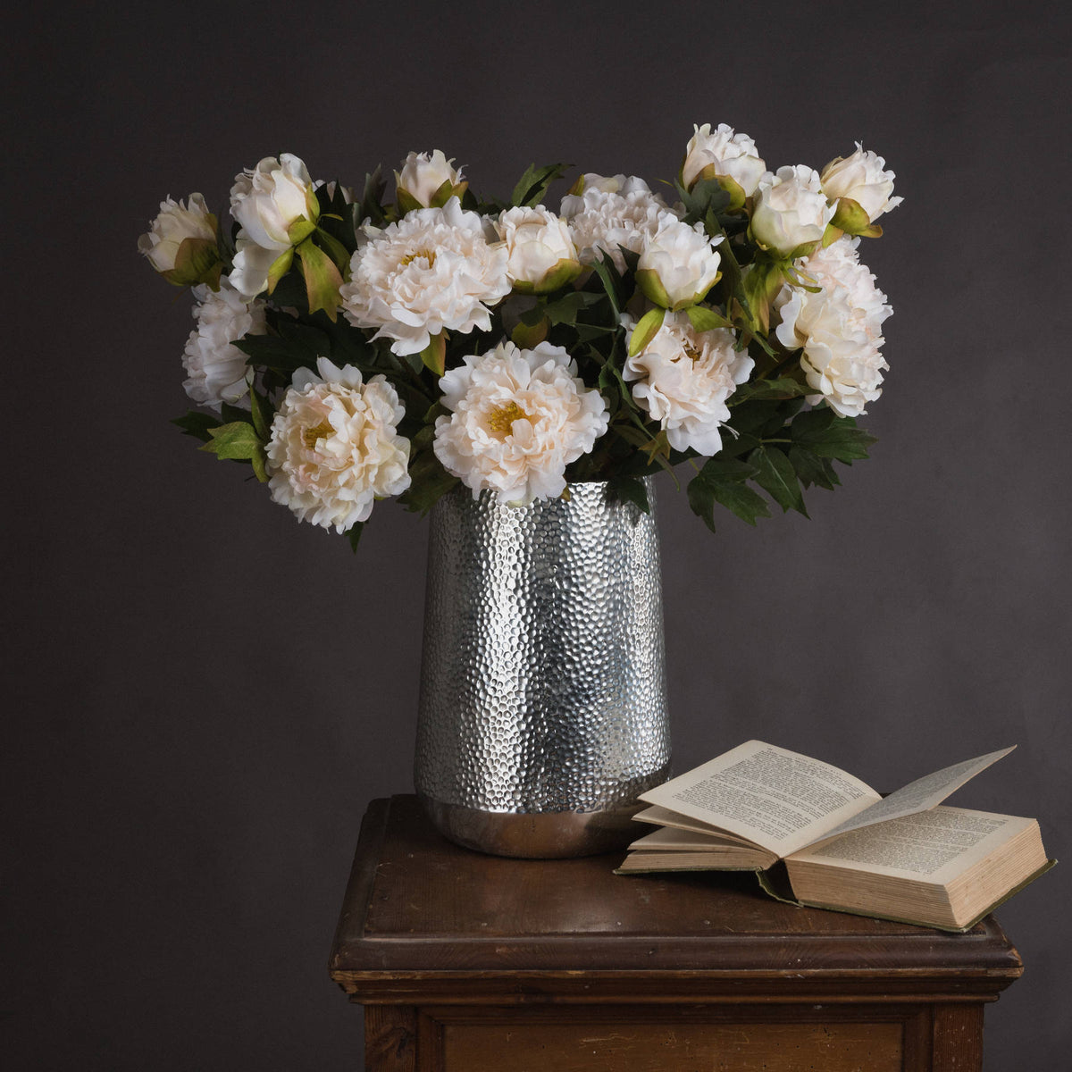 White Fashion Peony by Hill Interiors