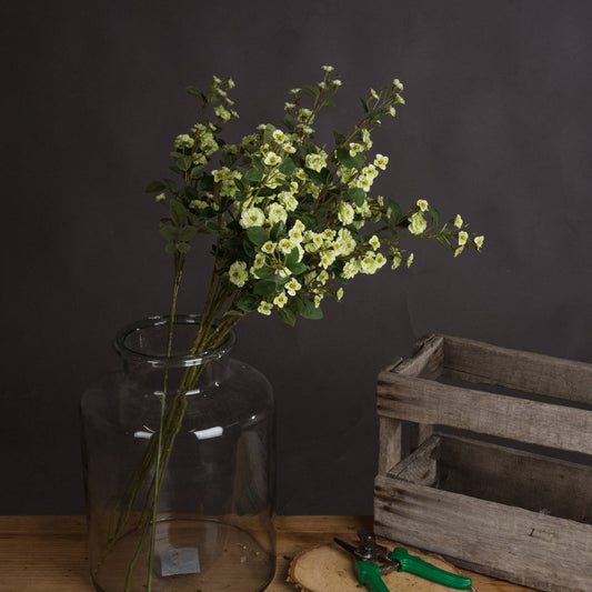 Green Wild Meadow Rose by Hill Interiors