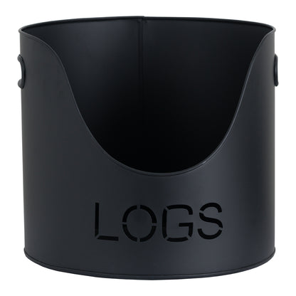 Black Finish Logs And Kindling Buckets & Matchstick Holder by Hill Interiors - image 3