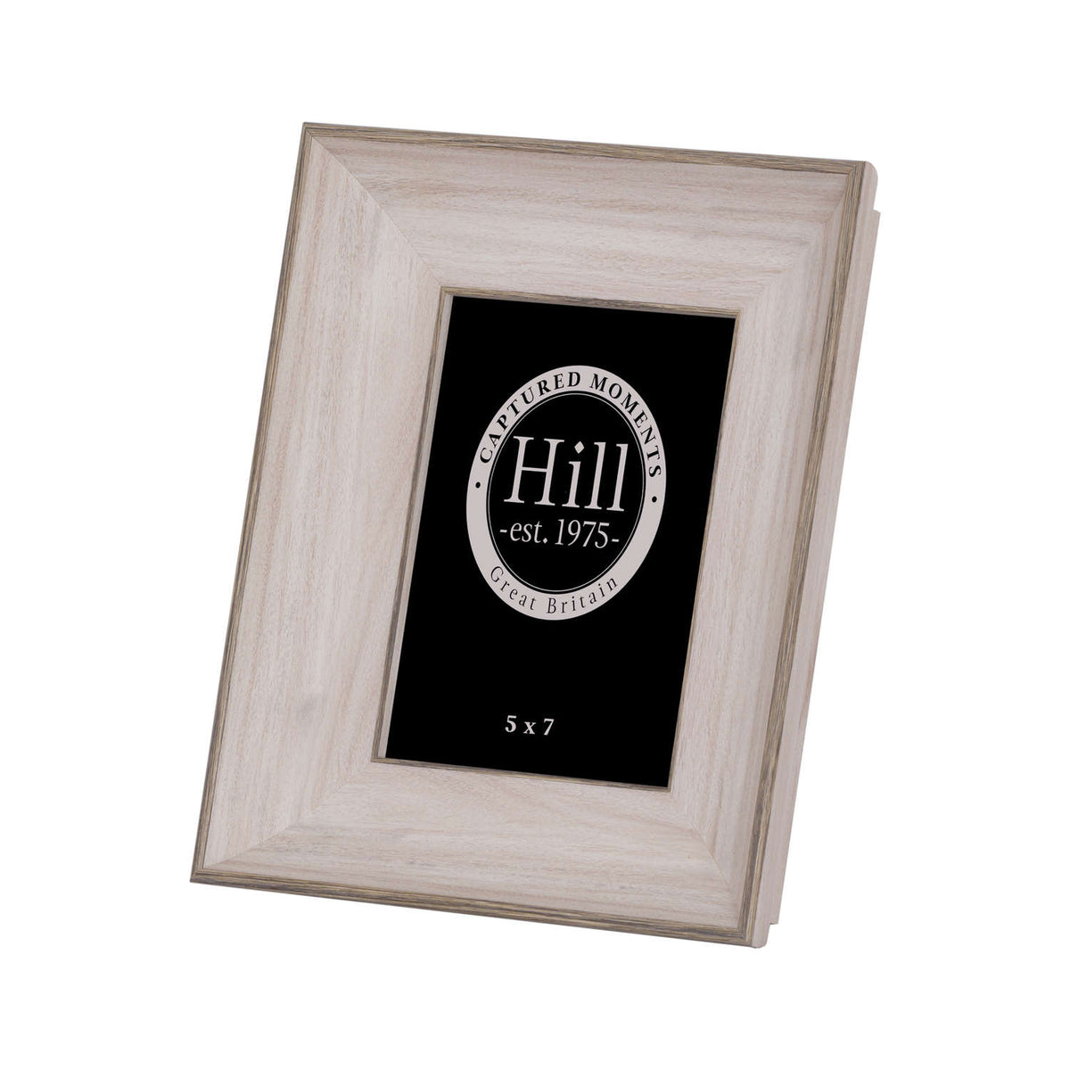 White Washed Wood Photo Frame 5X7 by Hill Interiors