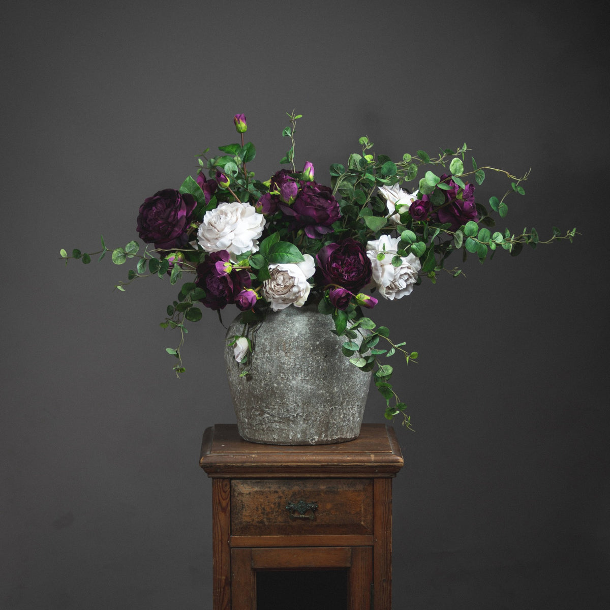 Aged Stone Ceramic Vase by Hill Interiors - image 3