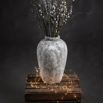 Aged Stone Tall Ceramic Vase by Hill Interiors - image 4
