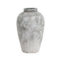 Aged Stone Tall Ceramic Vase by Hill Interiors