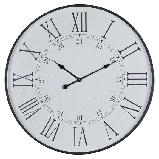 Large Embossed Station Clock by Hill Interiors