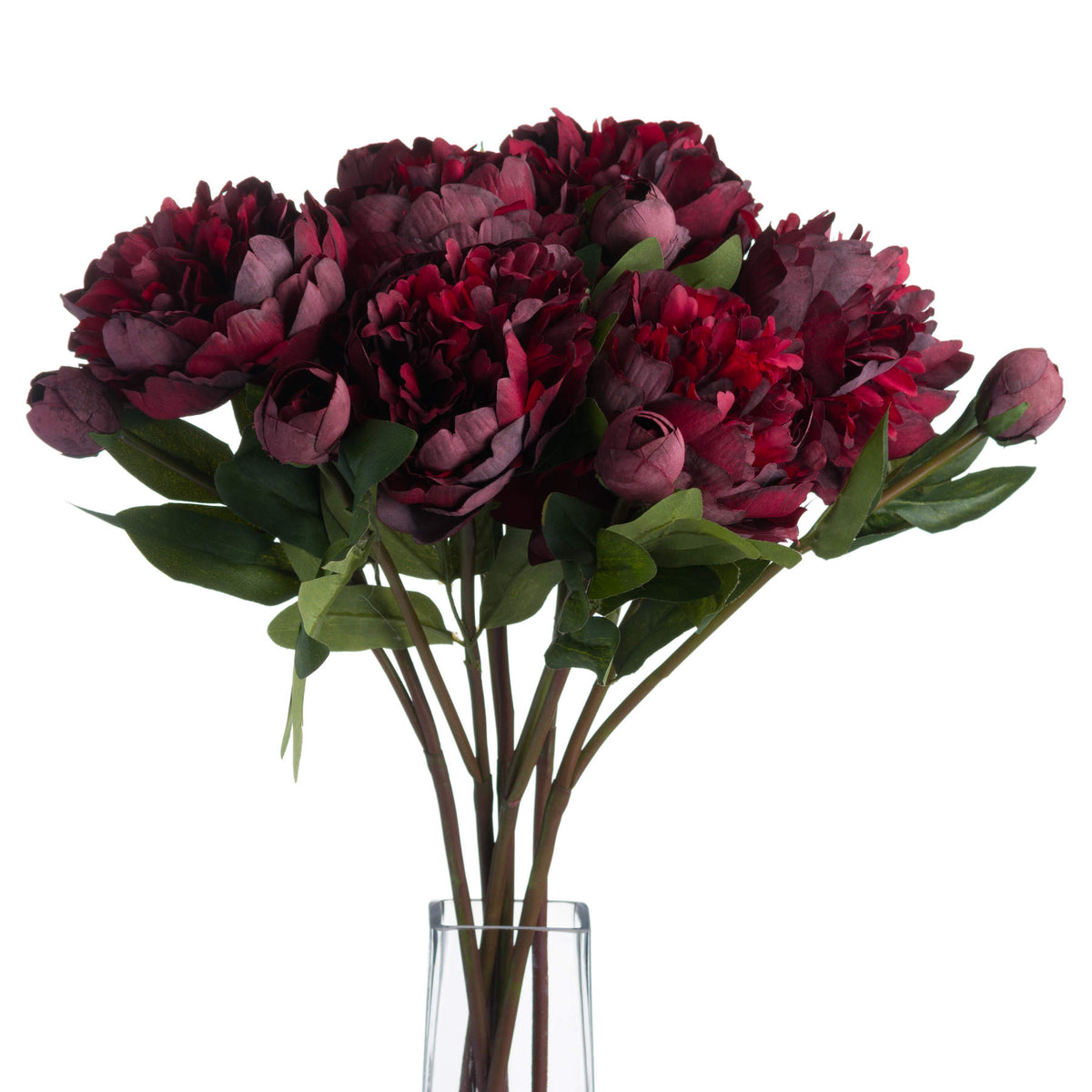 Burgundy Peony Rose by Hill Interiors - image 3