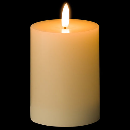 Luxe Collection Natural Glow 3 x 4 LED Cream Wax Candle by Hill Interiors - image 2