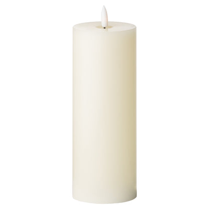 Luxe Collection Natural Glow 3 x 8 LED Cream Wax Candle by Hill Interiors