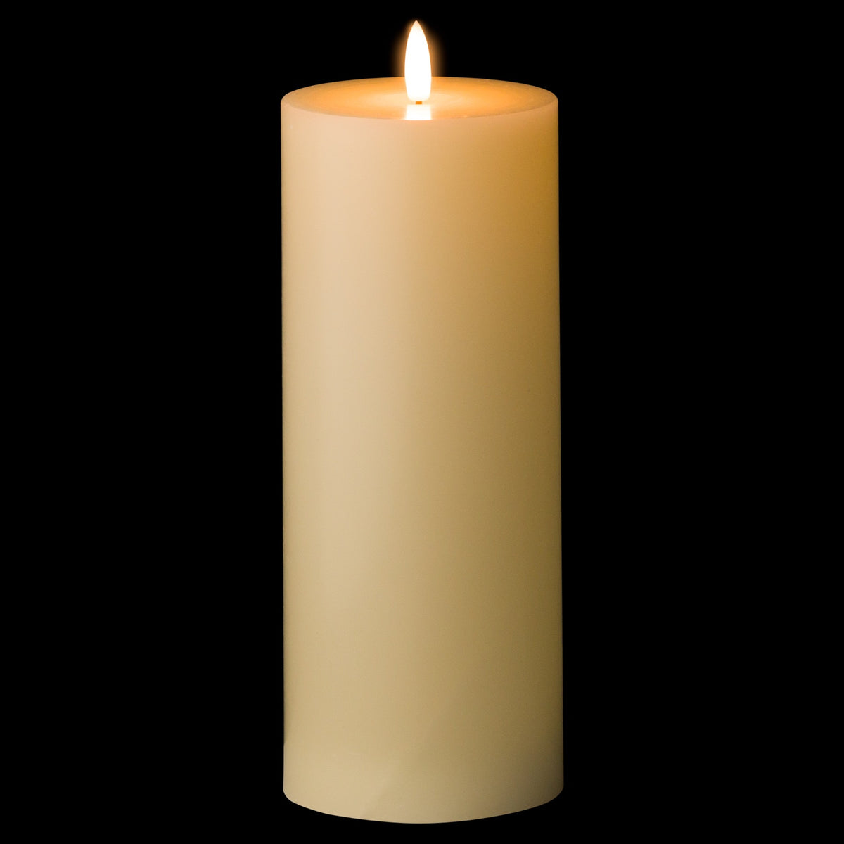 Luxe Collection Natural Glow 3.5 x 9 LED Cream Wax Candle by Hill Interiors - image 2