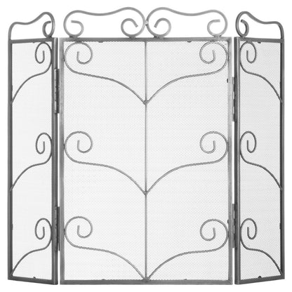 Heavy Large Antique Silver Fire Screen by Hill Interiors - image 2