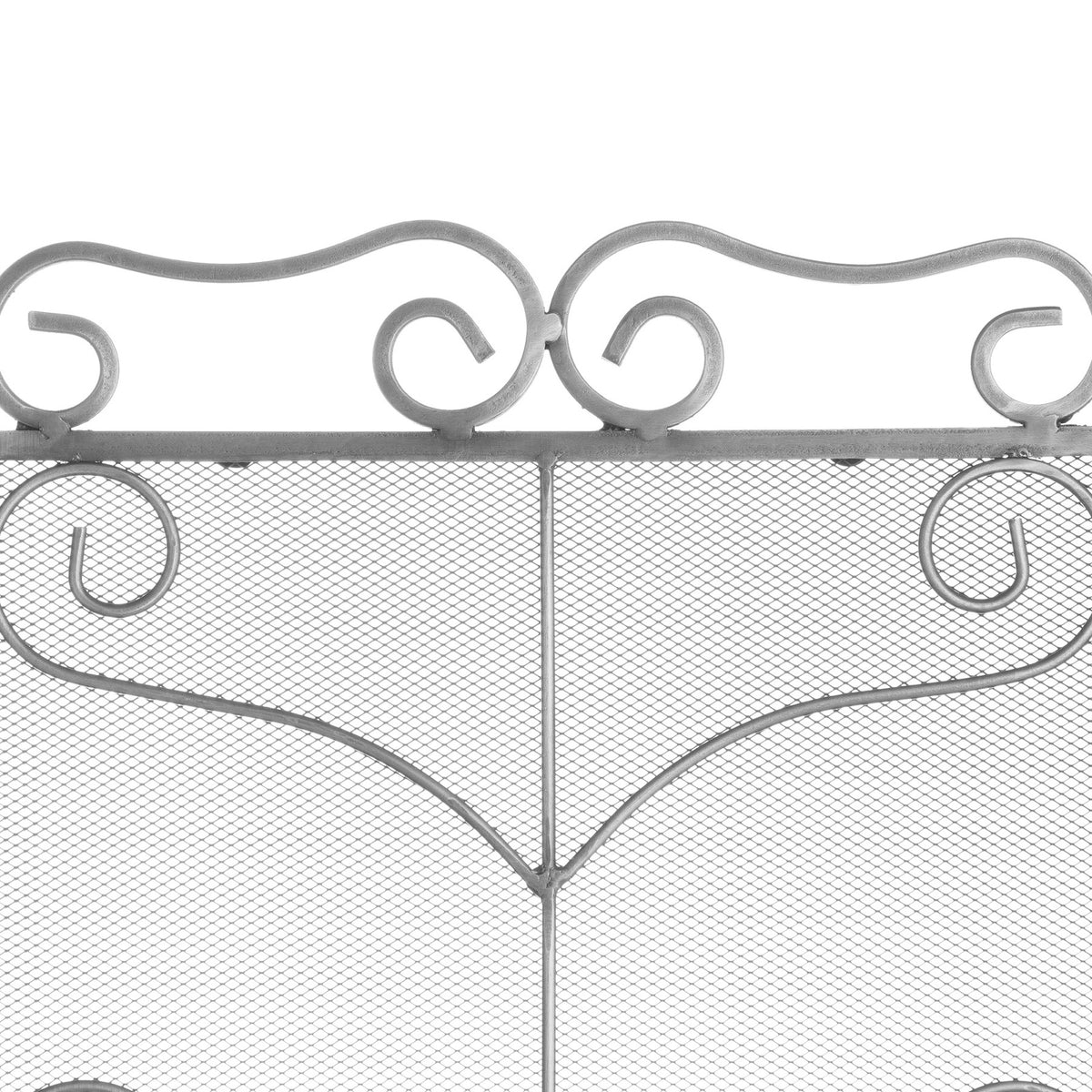 Heavy Large Antique Silver Fire Screen by Hill Interiors - image 3