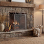 Heavy Large Antique Silver Fire Screen by Hill Interiors