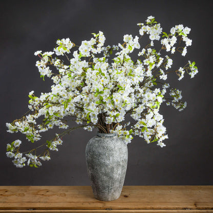 White Cherry Blossom Spray by Hill Interiors