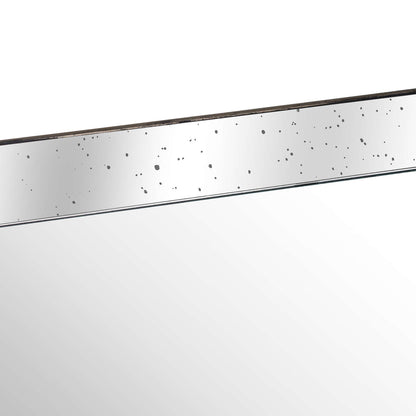 Astor Distressed Large Mirrored Tray With Wooden Detailing by SEDERVA - image 2