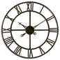Small Antique Brass Skeleton Clock by Hill Interiors