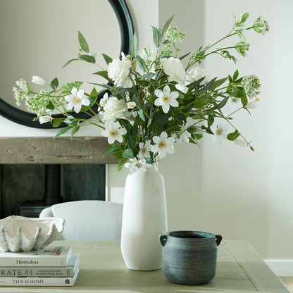 Large White Garden Rose by Hill Interiors - image 4