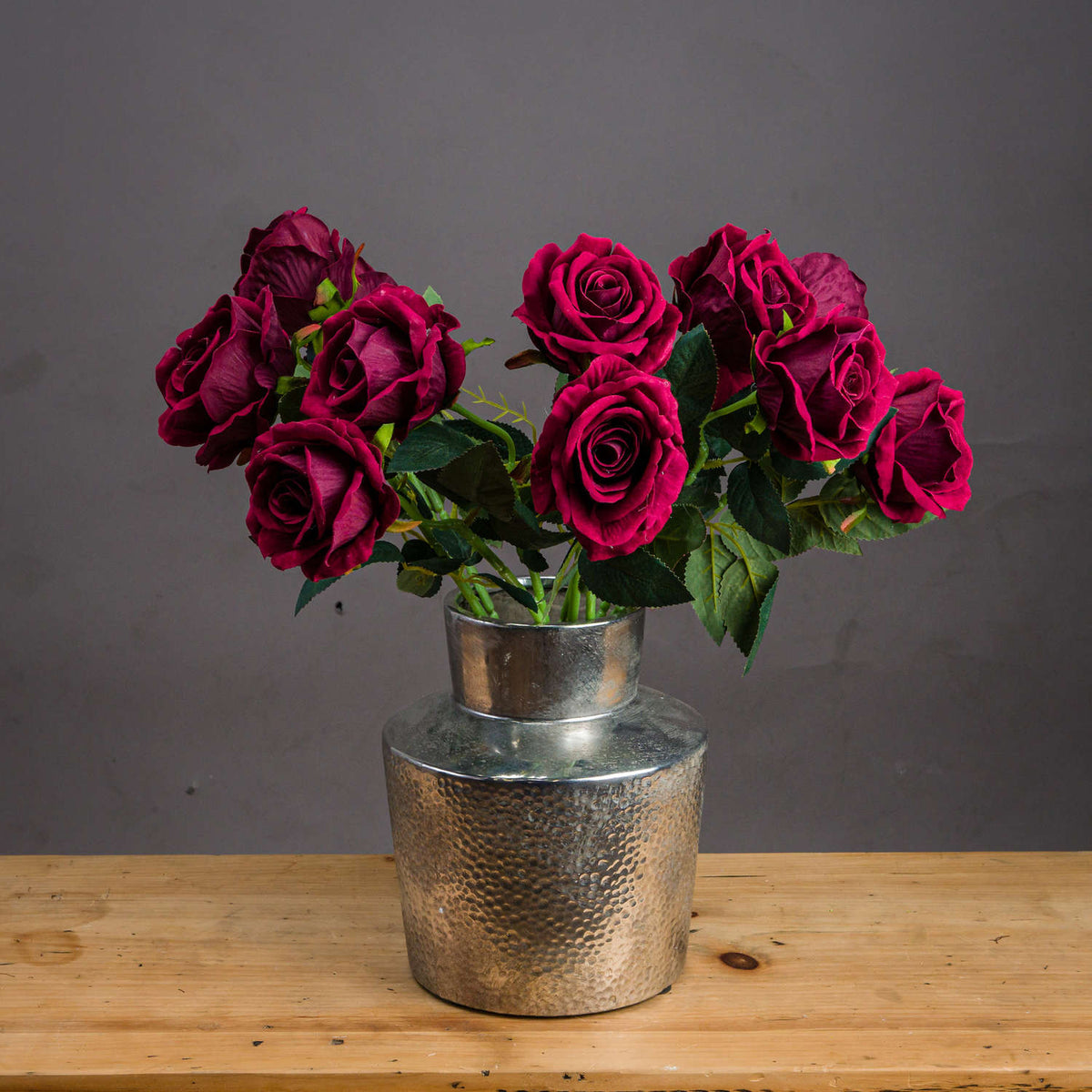 Deep Red Rose by Hill Interiors