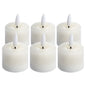 Luxe Collection Set Of 6 Natural Glow Led Tealight Candles by Hill Interiors