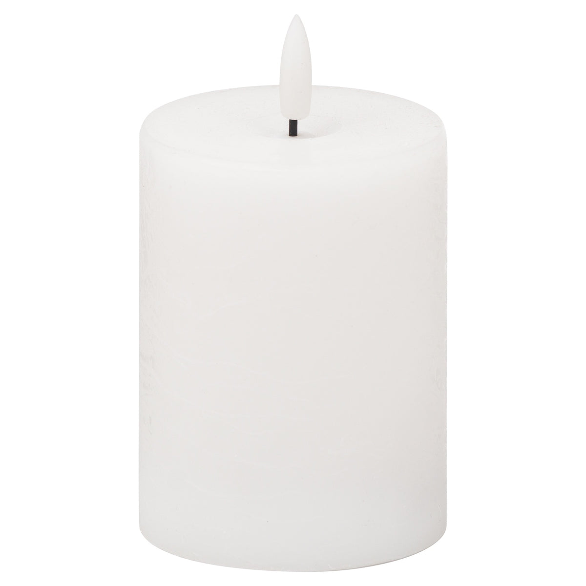 Luxe Collection Natural Glow 3x4 LED White Wax Candle by Hill Interiors