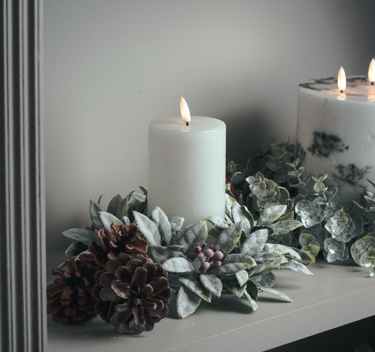 Luxe Collection Natural Glow 3x6 LED White Wax Candle by Hill Interiors - image 3