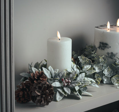 Luxe Collection Natural Glow 3x6 LED White Wax Candle by Hill Interiors - image 3