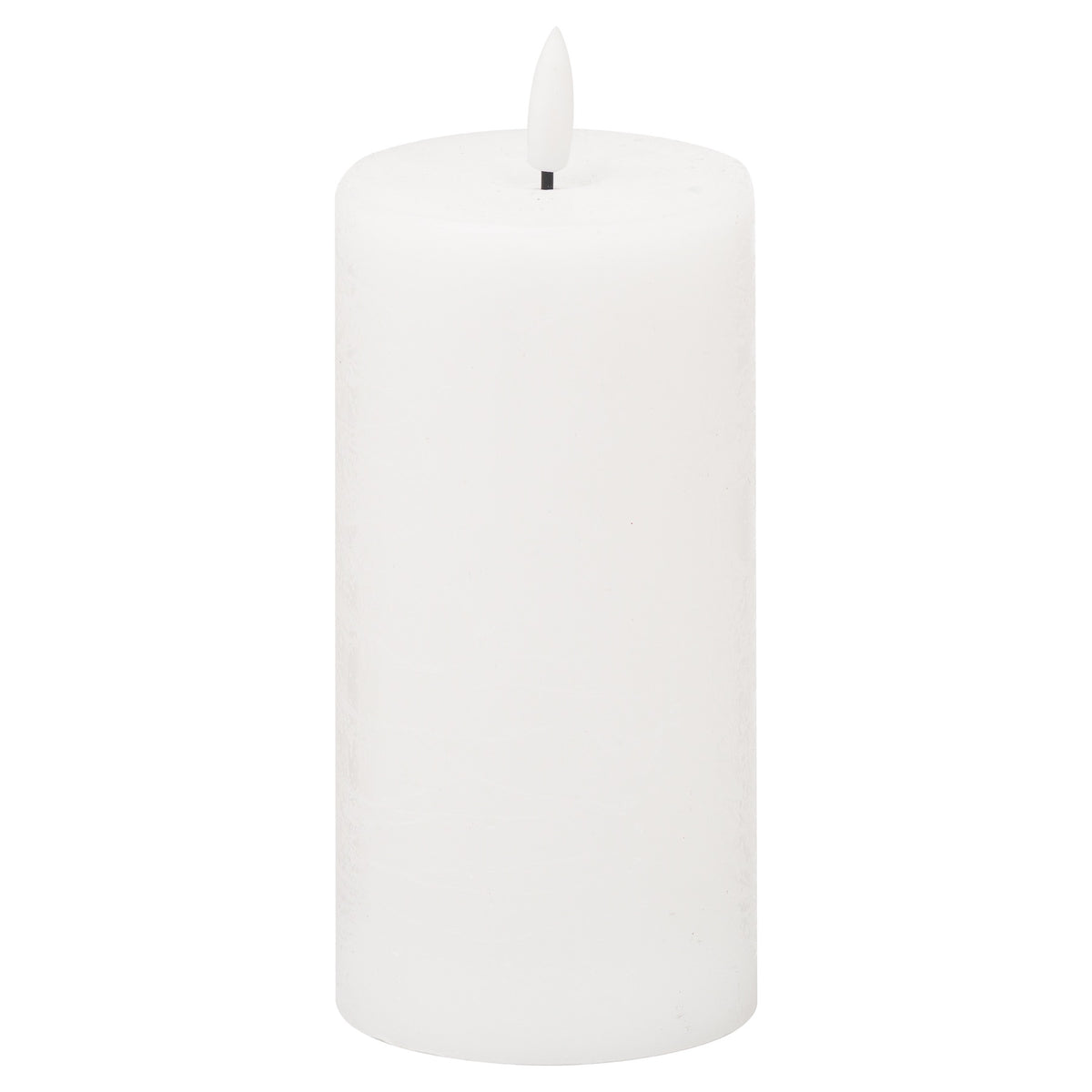 Luxe Collection Natural Glow 3x6 LED White Wax Candle by Hill Interiors