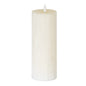 Luxe Collection Natural Glow 3x8 Textured Ribbed LED Candle by SEDERVA
