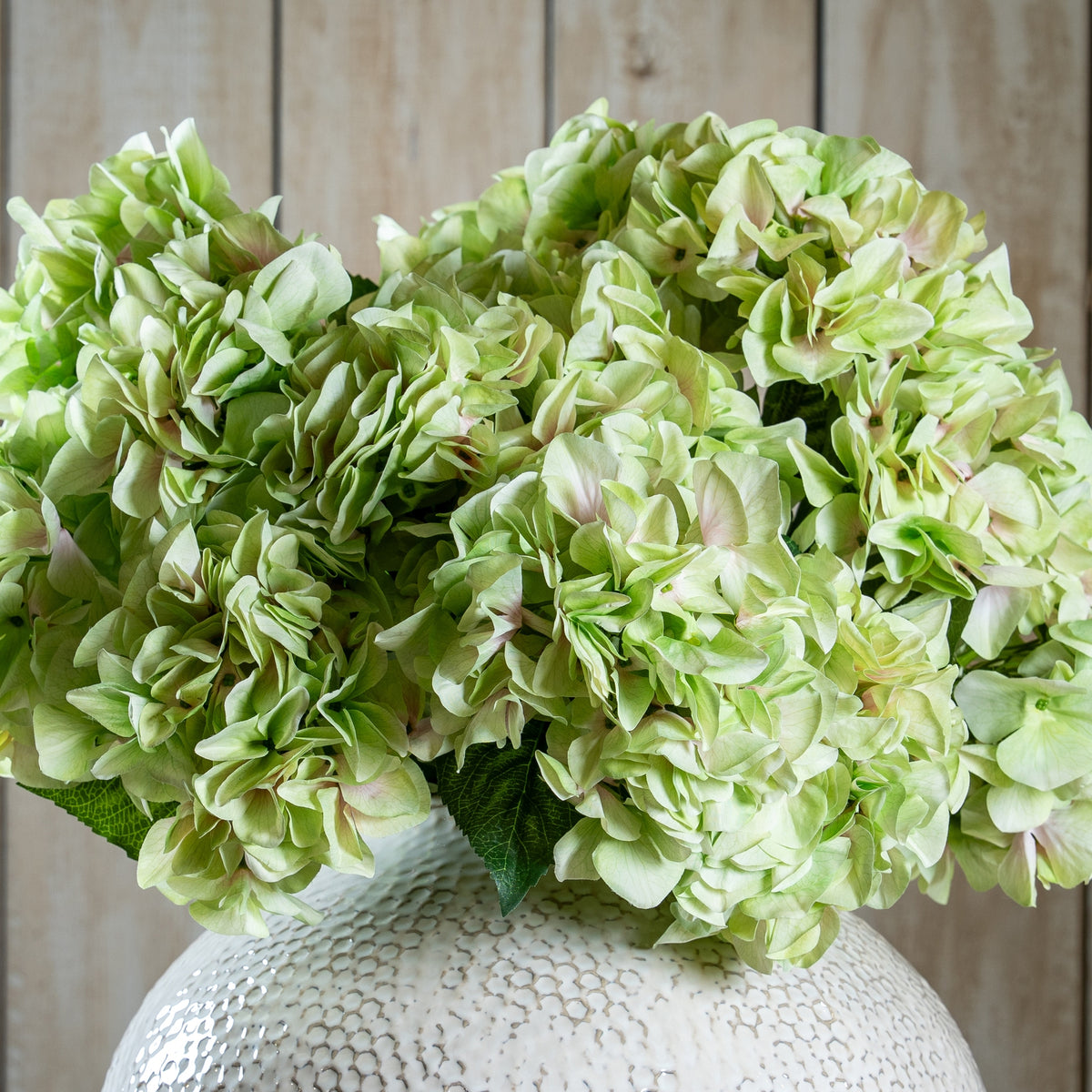 Shabby Green Hydrangea Bouquet by Hill Interiors