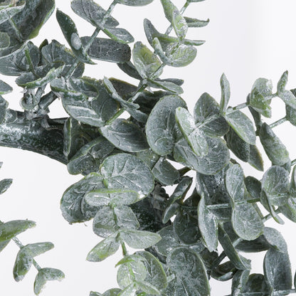 Large Frosted Eucalyptus Candle Wreath by Hill Interiors - image 2