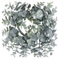 Small Frosted Eucalyptus Candle Wreath by Hill Interiors