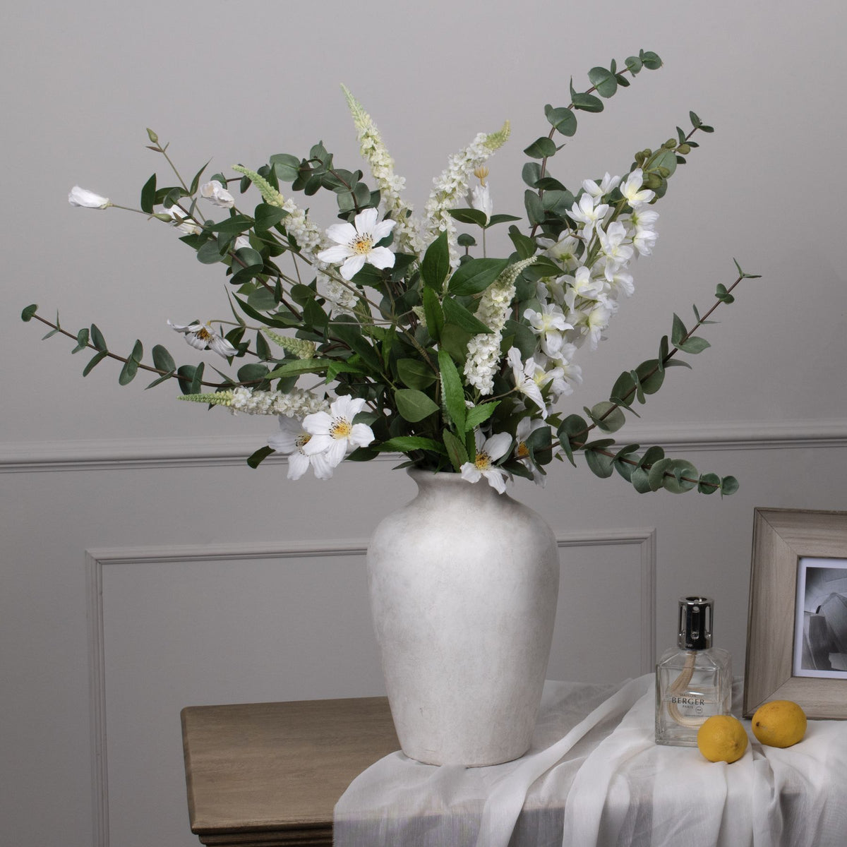 Large Cineraria Eucalyptus Spray by Hill Interiors - image 4