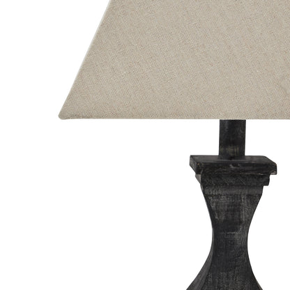 Incia Fluted Wooden Table Lamp by Hill Interiors - image 4