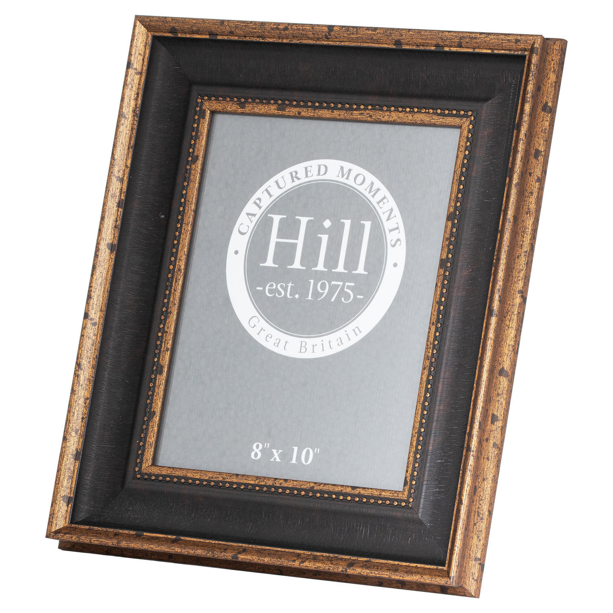 Black And Antique Gold Beaded 8X10 Photo Frame by Hill Interiors