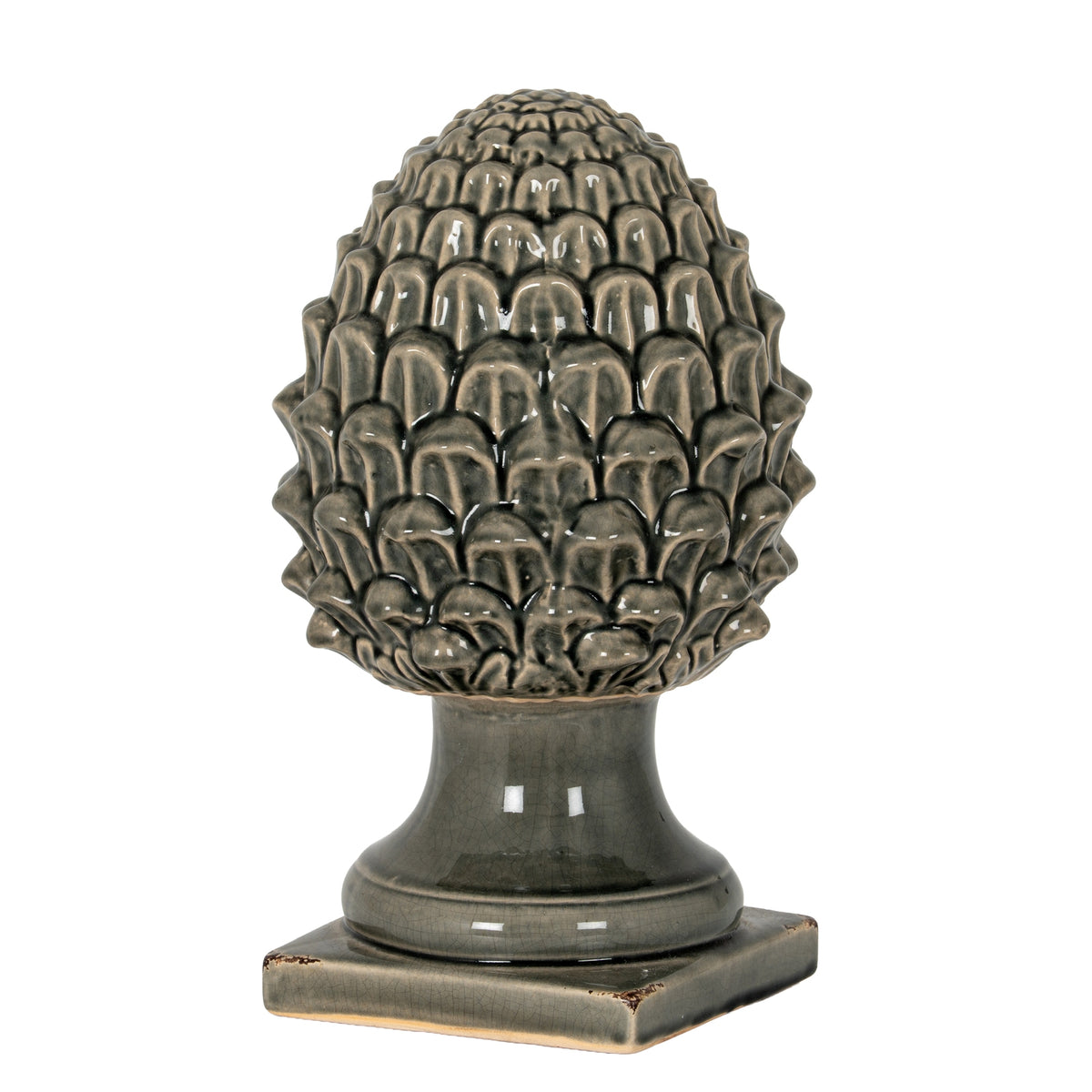 Garda Grey Decorative Acorn by SEDERVA