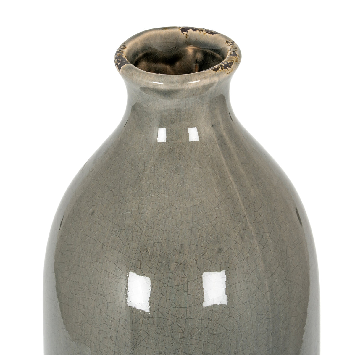 Garda Grey Glazed Gisela Vase by SEDERVA - image 2